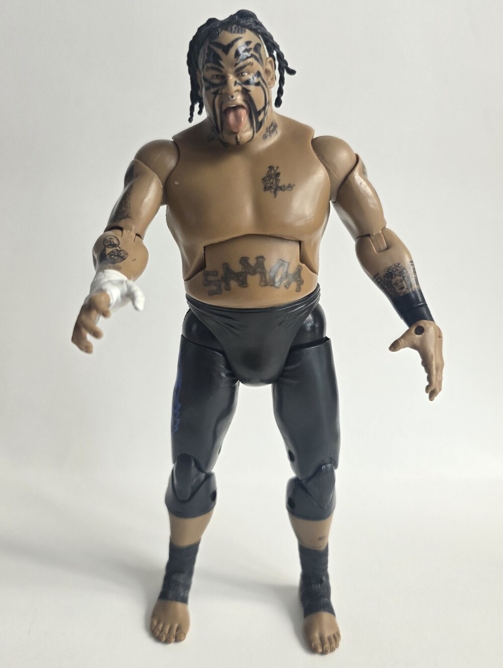 WWF WWE 2007 Jakks Pacific Umaga Wrestling Toy Action Figure